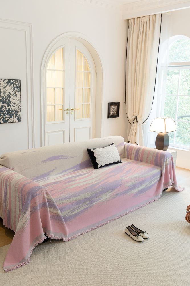 Sofa Throw - Vinterstrand - Blush Pink