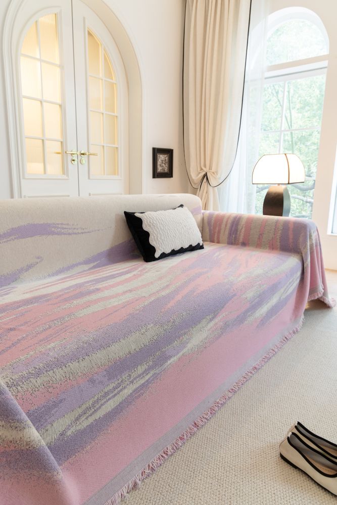 Sofa Throw - Vinterstrand - Blush Pink