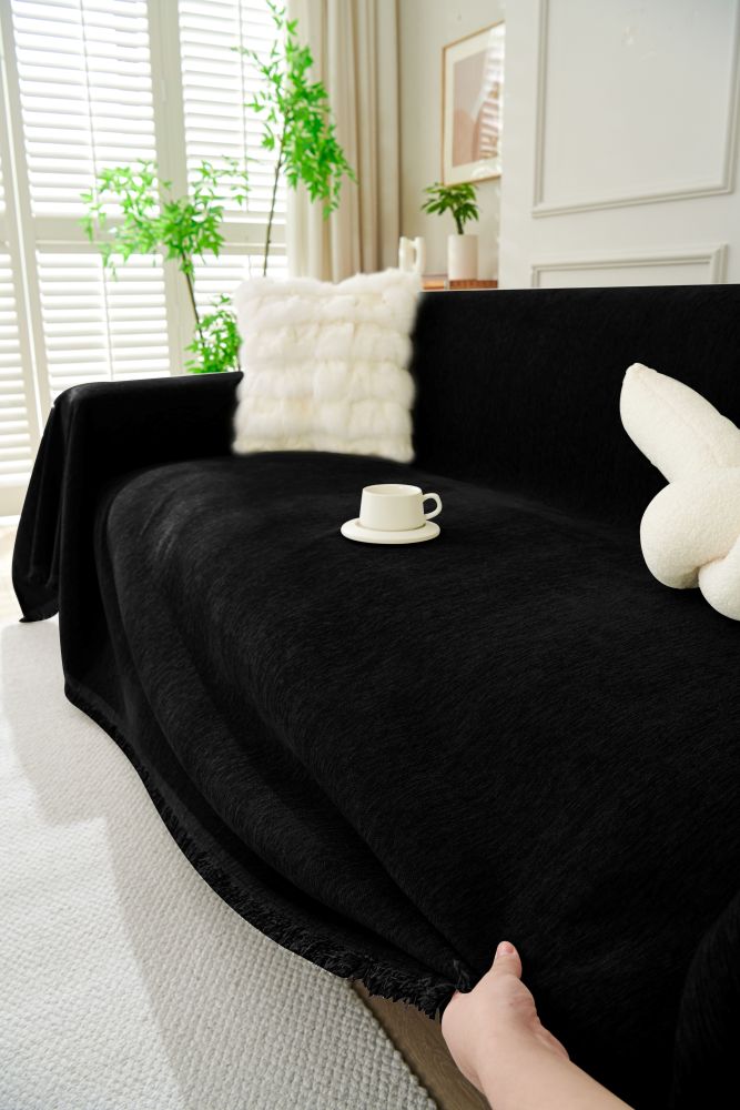 Sofa Throw - Elligate - Black