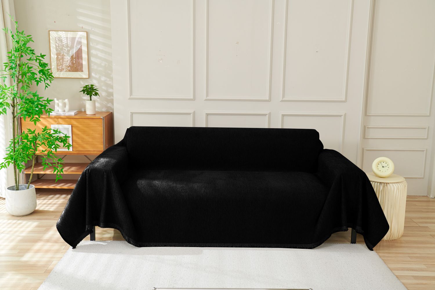 Sofa Throw - Elligate - Black
