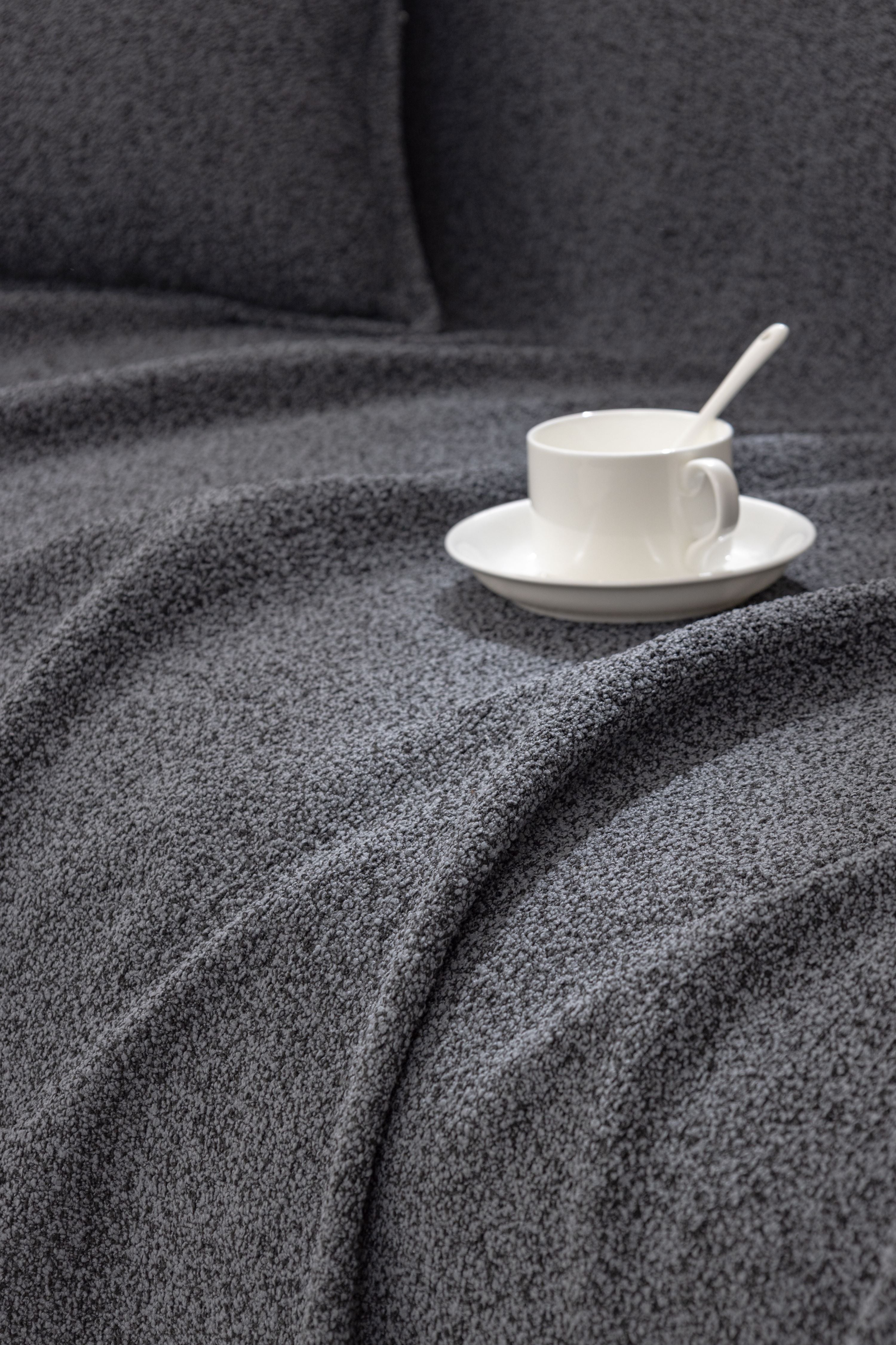 Sofa Throw - Pixlane - Dark Gray