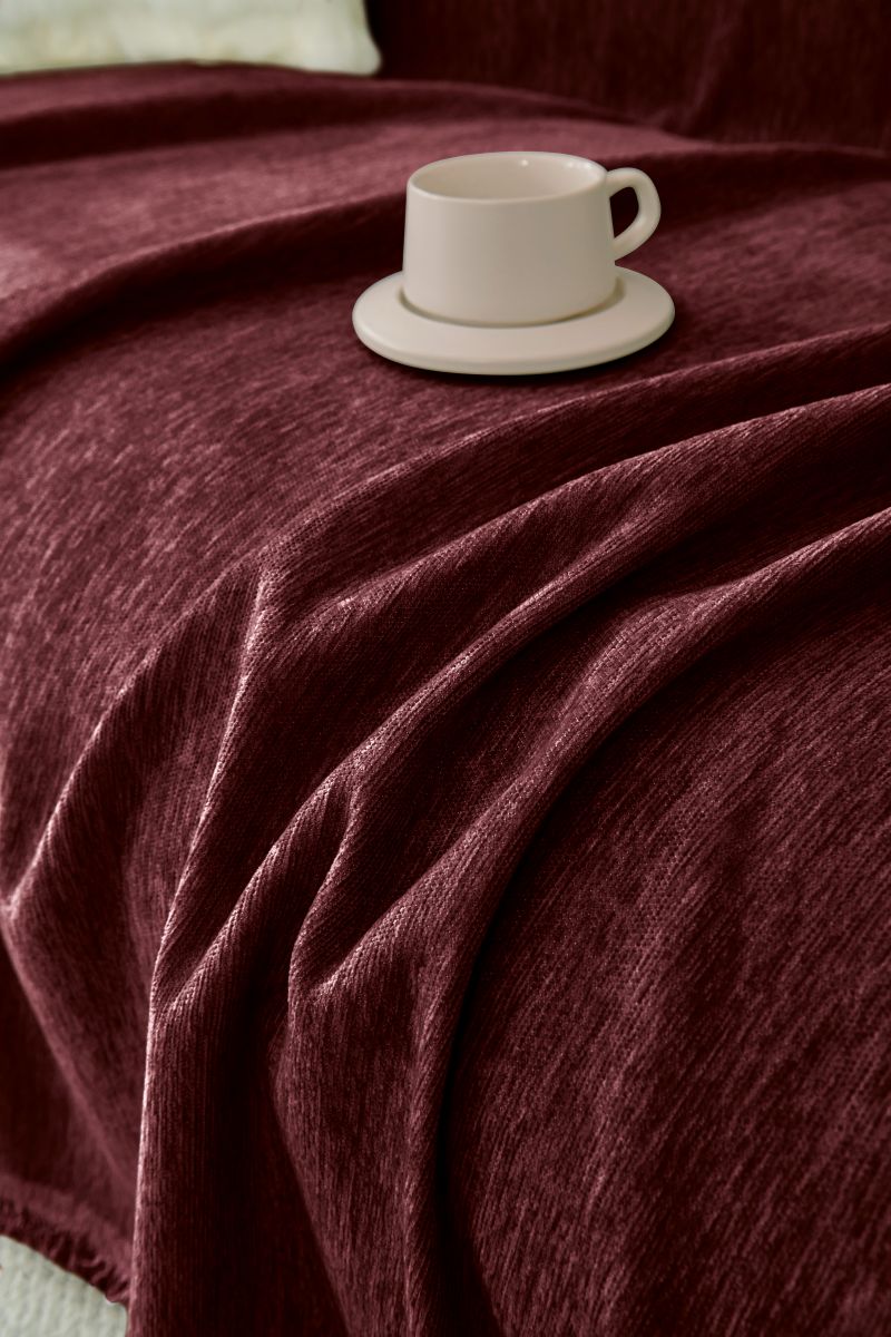 Sofa Throw - Elligate - Maroon