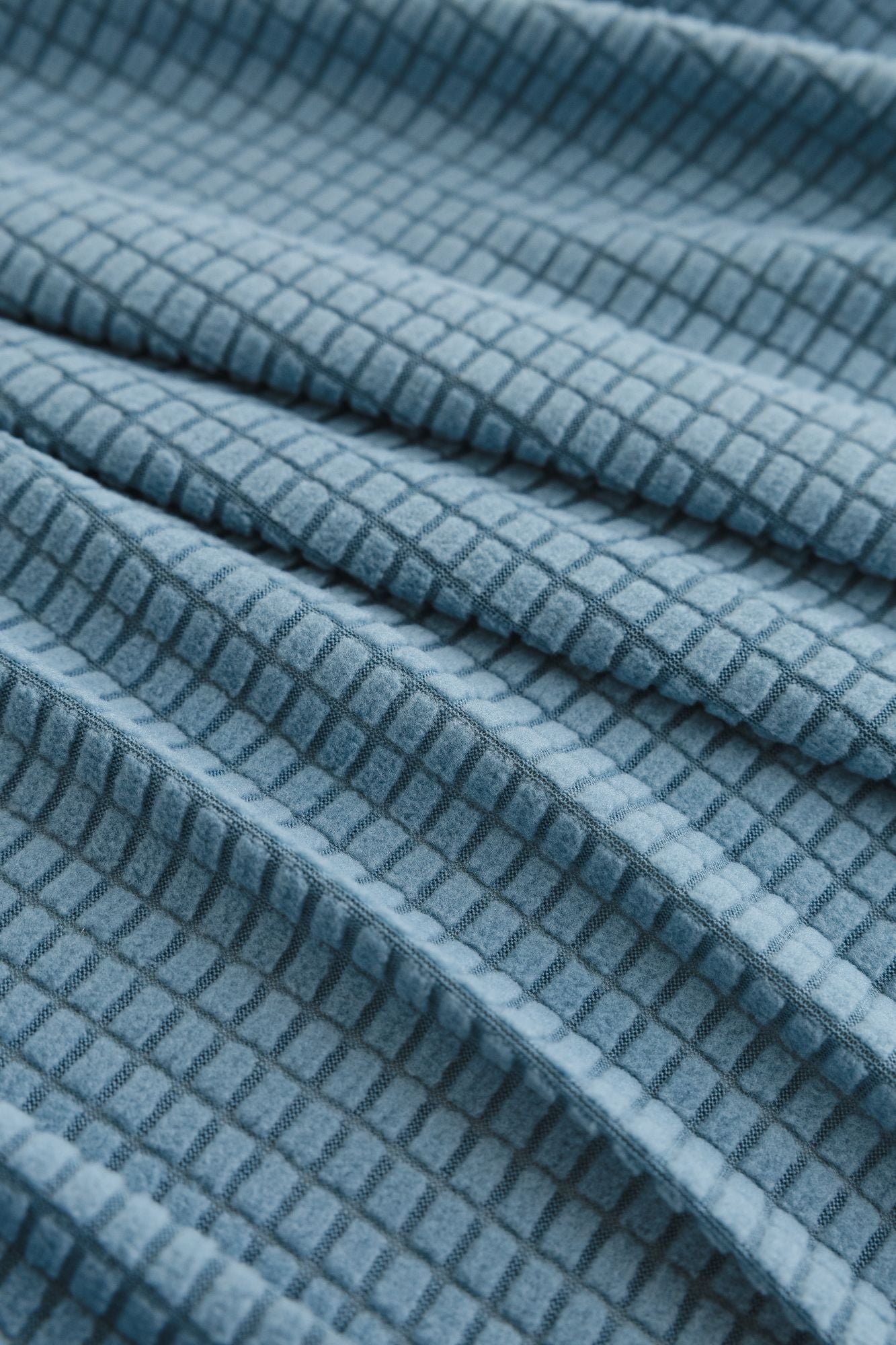 Sofa Cover - Narrow Jacquard - Sky Blue - Adaptable & Expandable