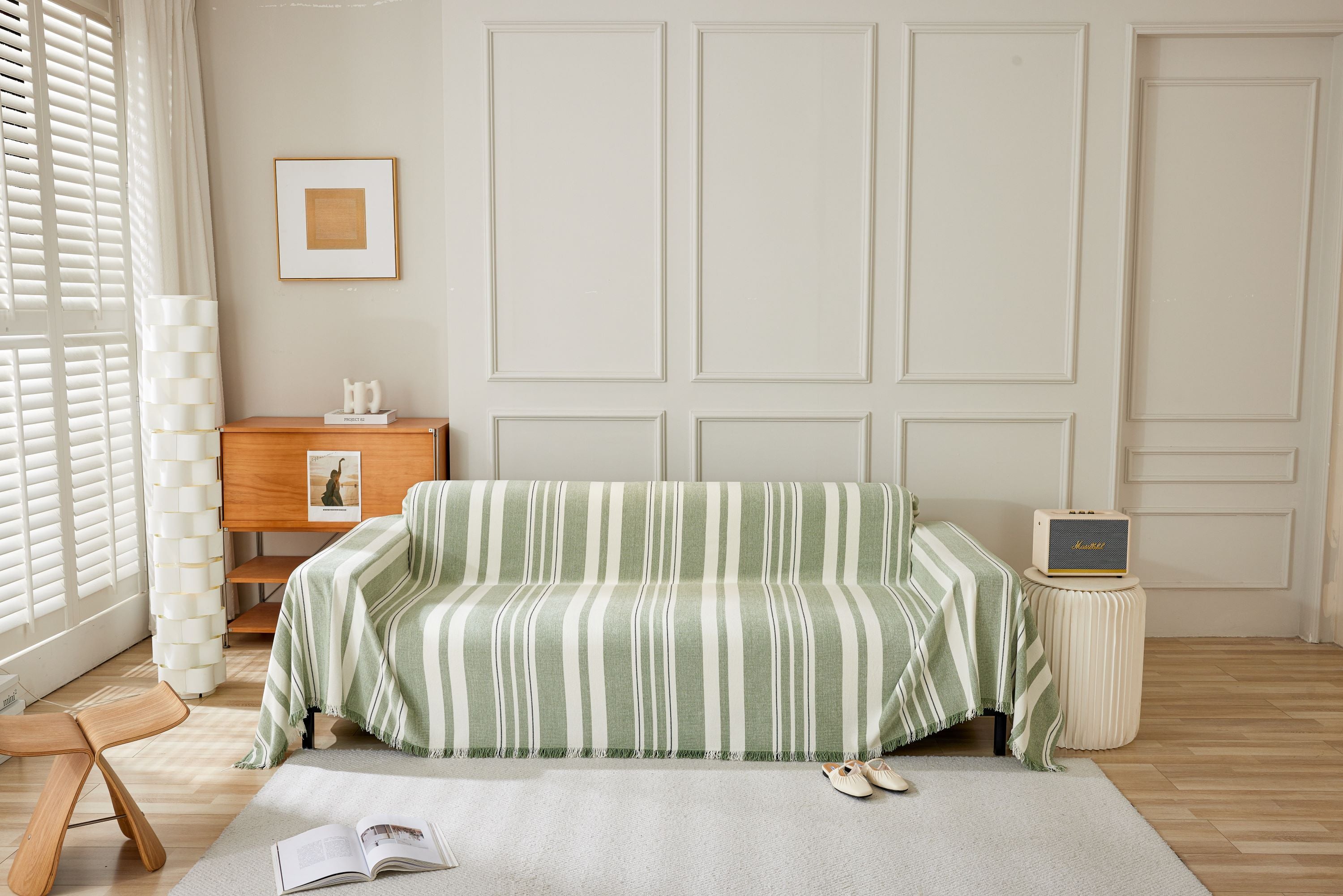 Sofa Throw - Striniara - Cross Green