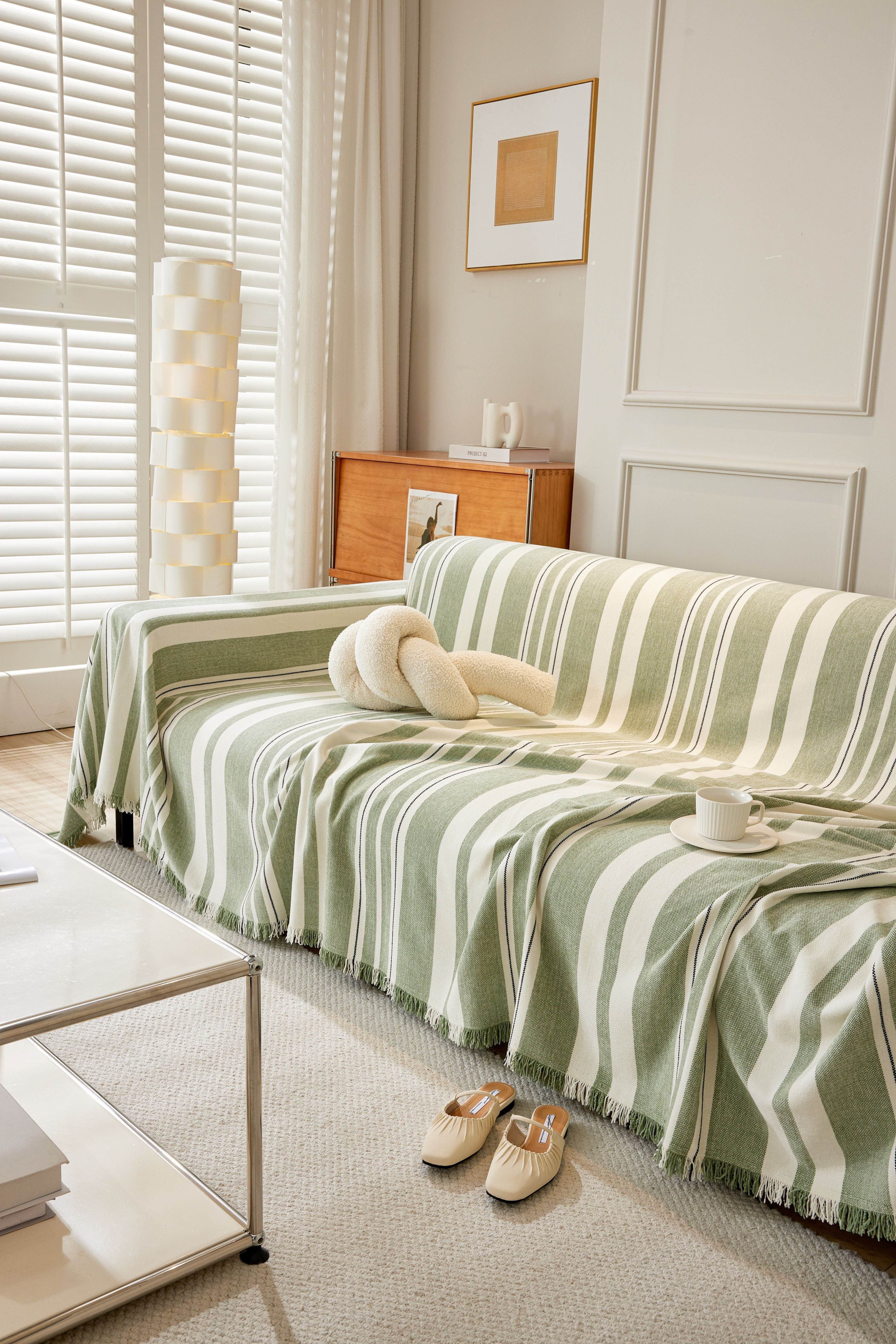 Sofa Throw - Striniara - Cross Green