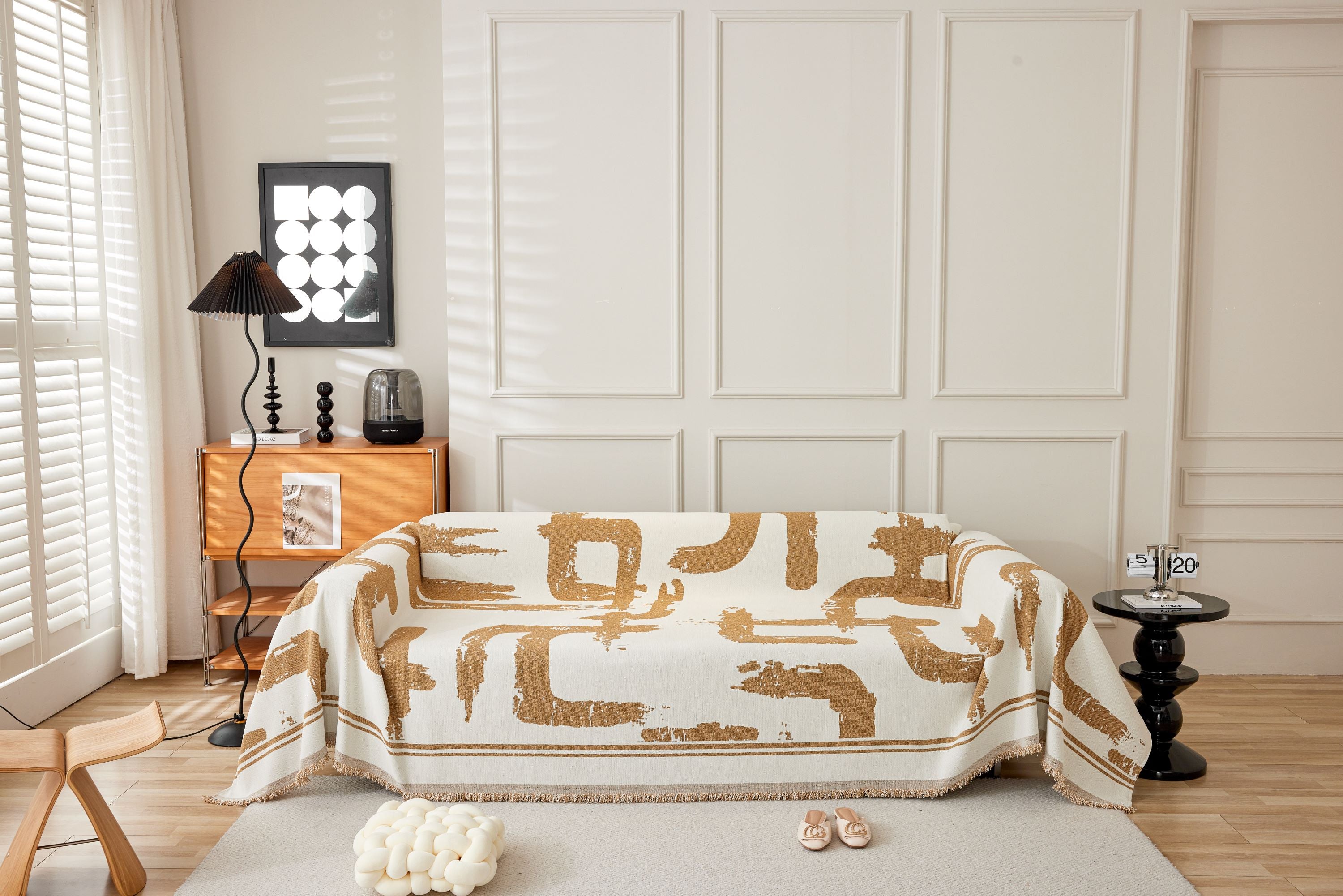 Sofa Throw - Skymoore - Khaki