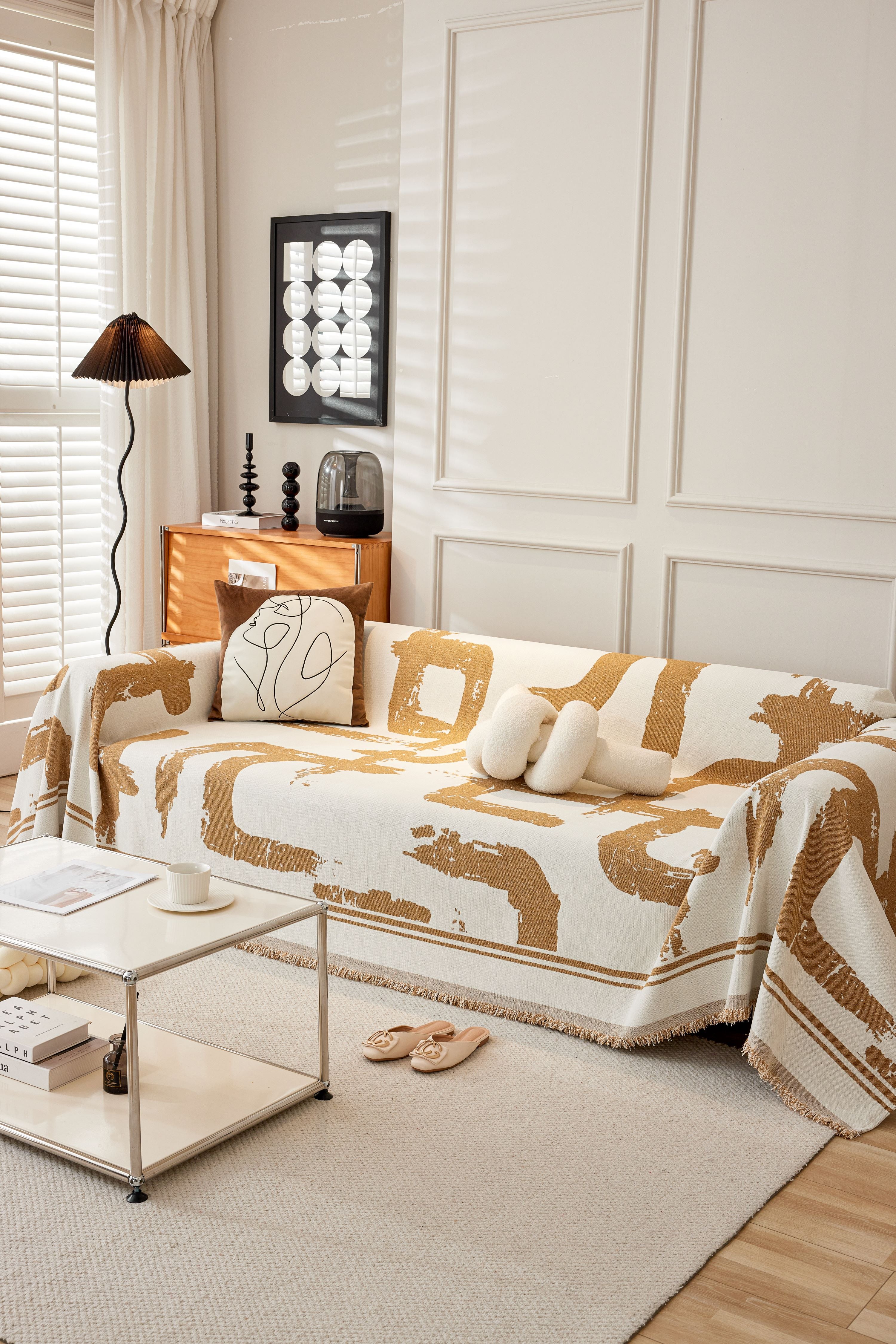 Sofa Throw - Skymoore - Khaki