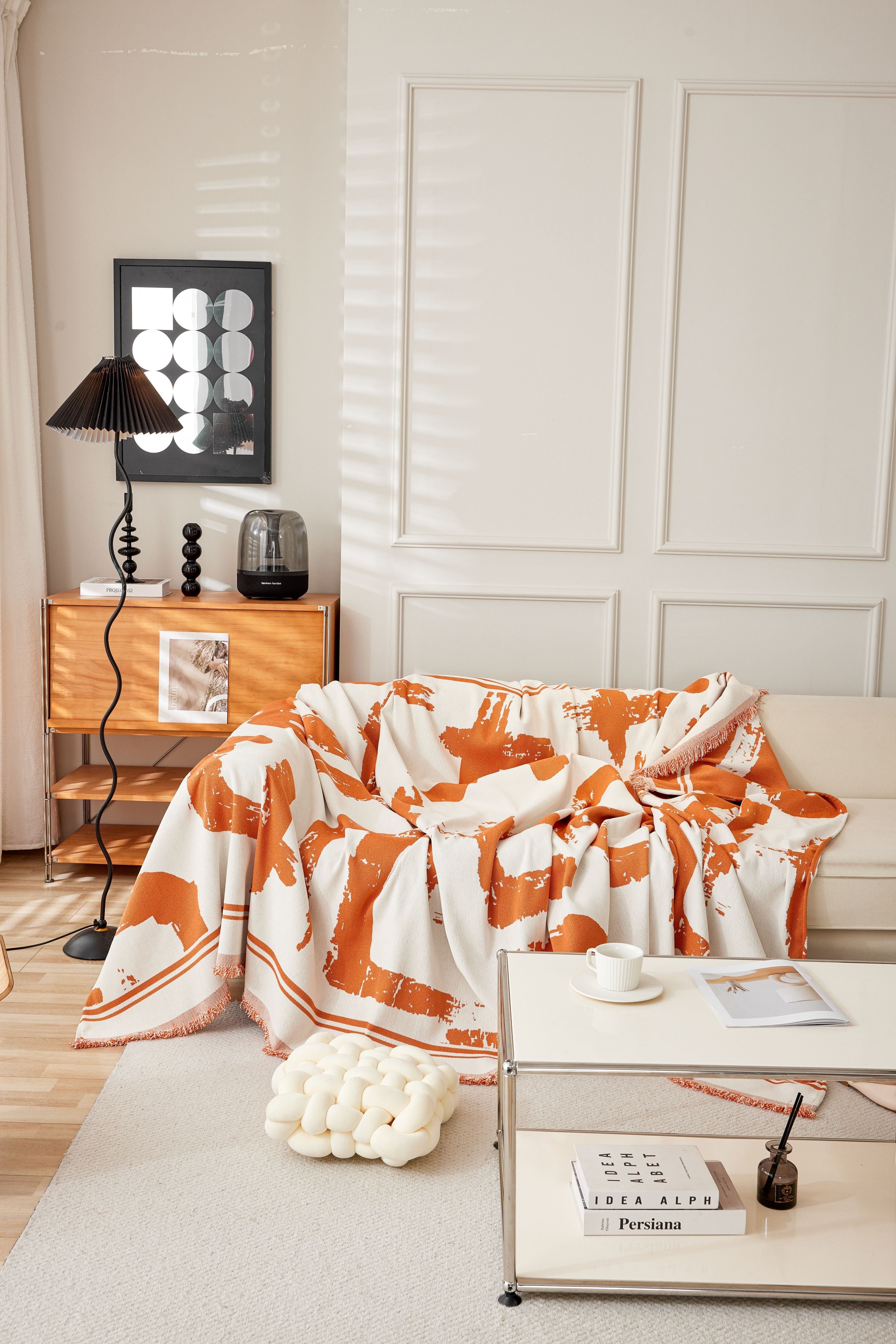 Sofa Throw - Skymoore - Orange