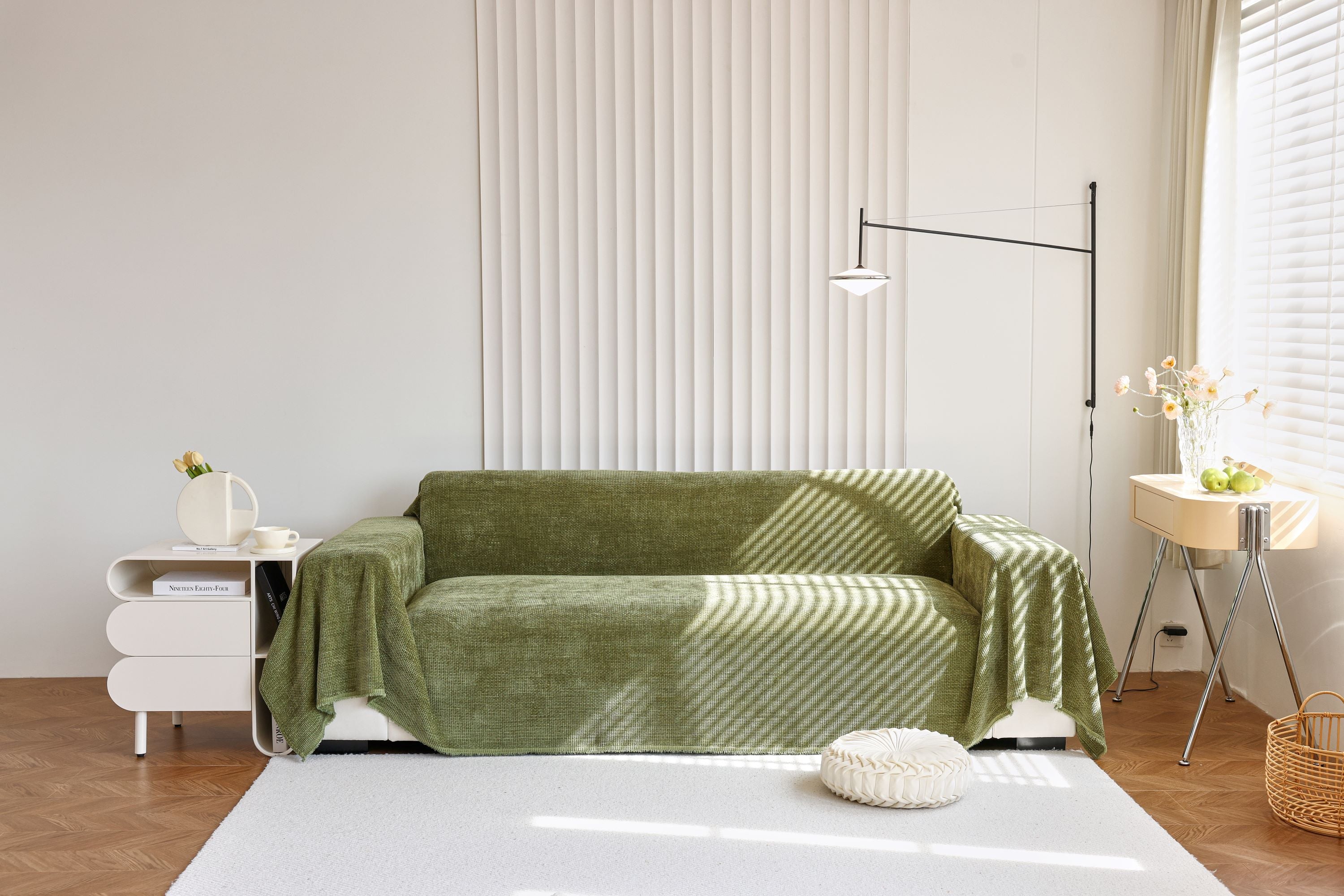 Sofa Throw - Coveri - Green Tea