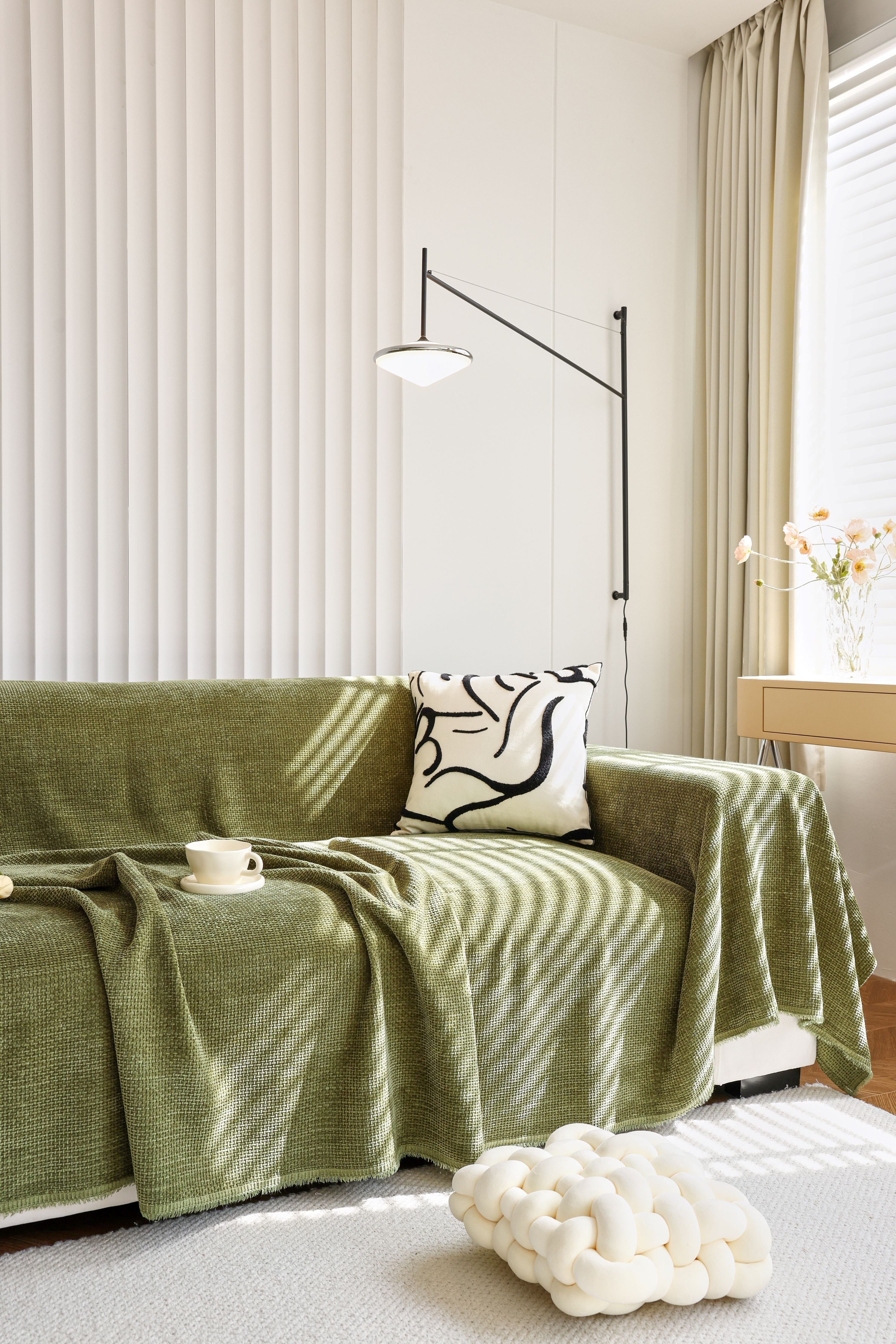 Sofa Throw - Coveri - Green Tea