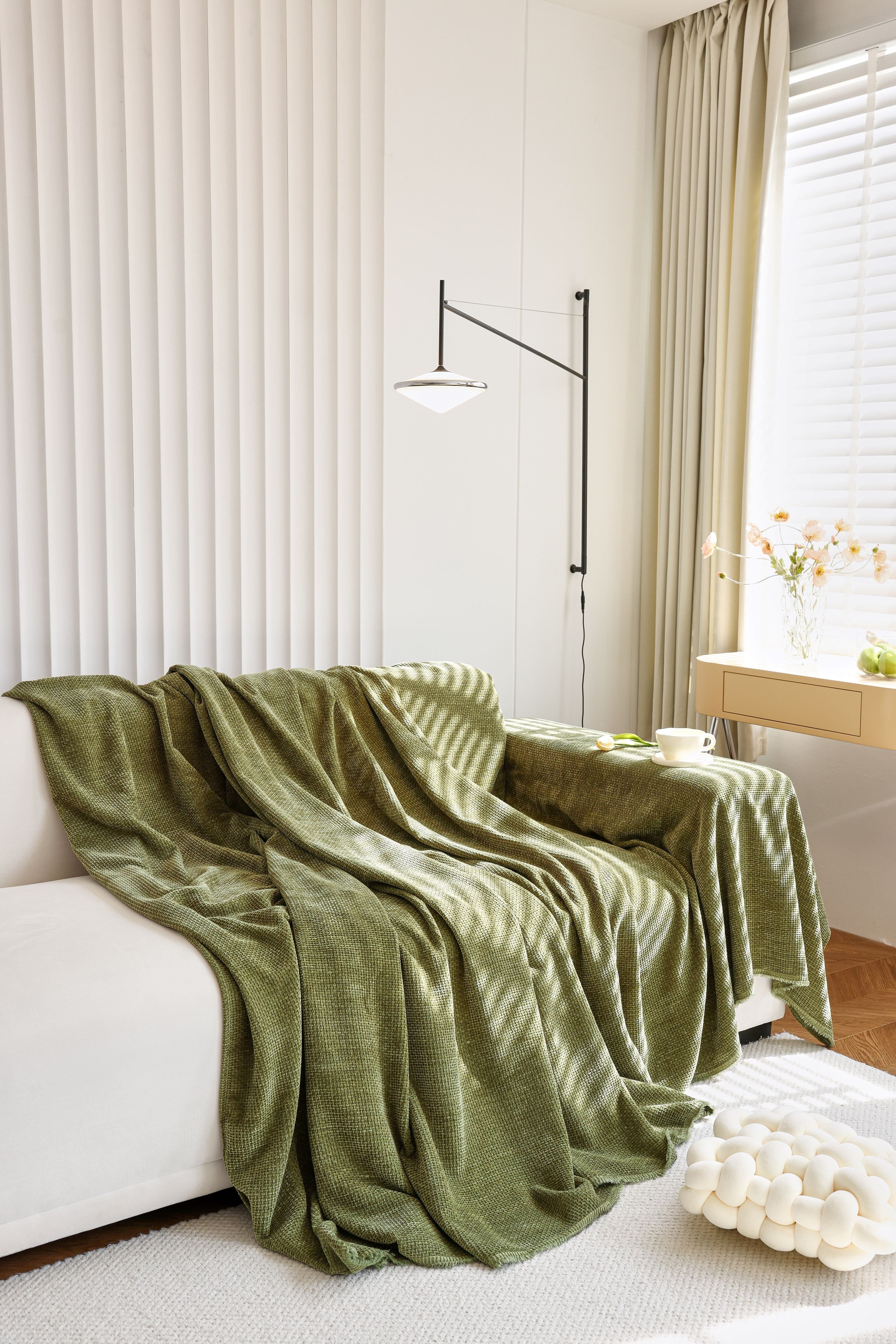 Sofa Throw - Coveri - Green Tea