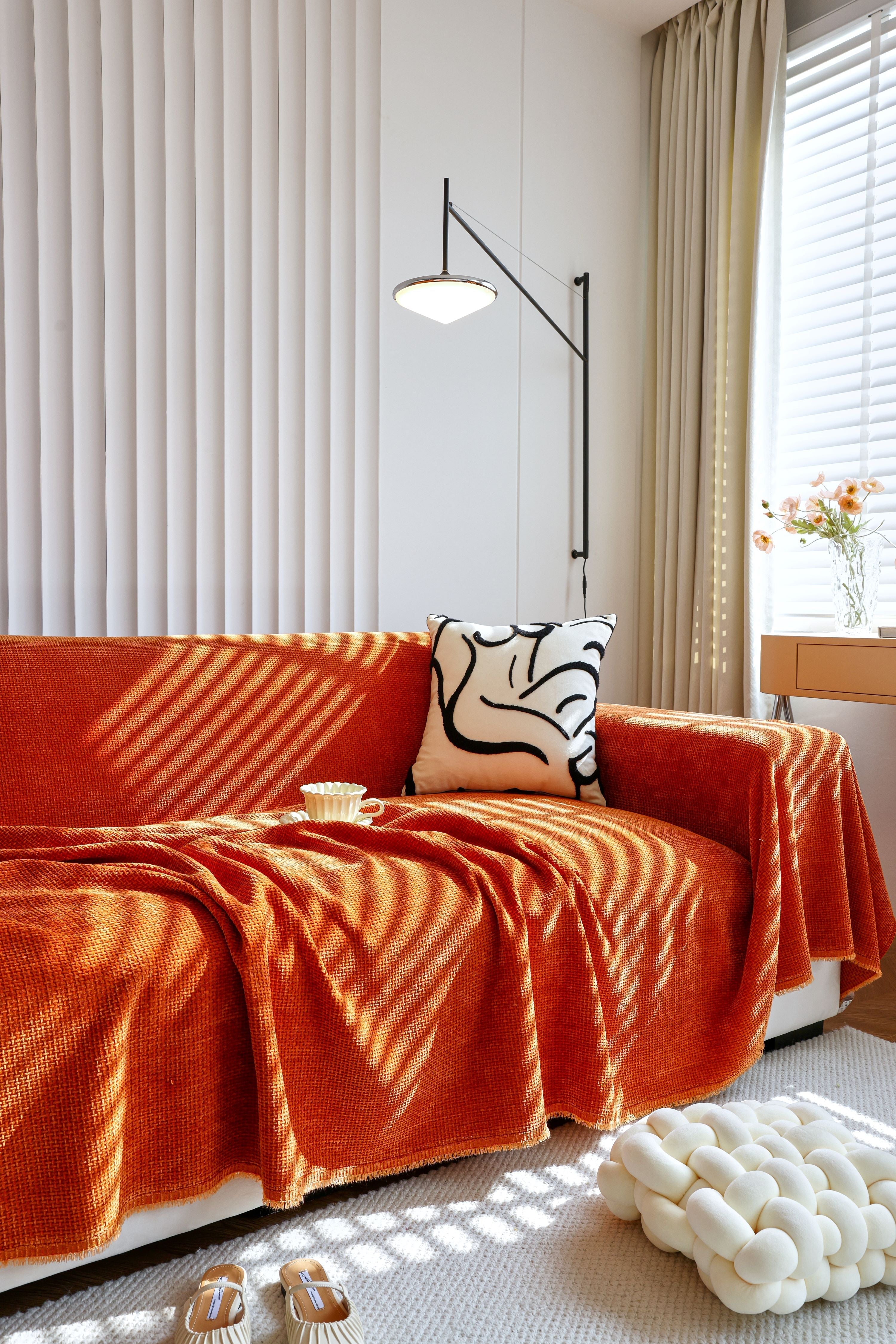 Sofa Throw - Coveri - Caramel
