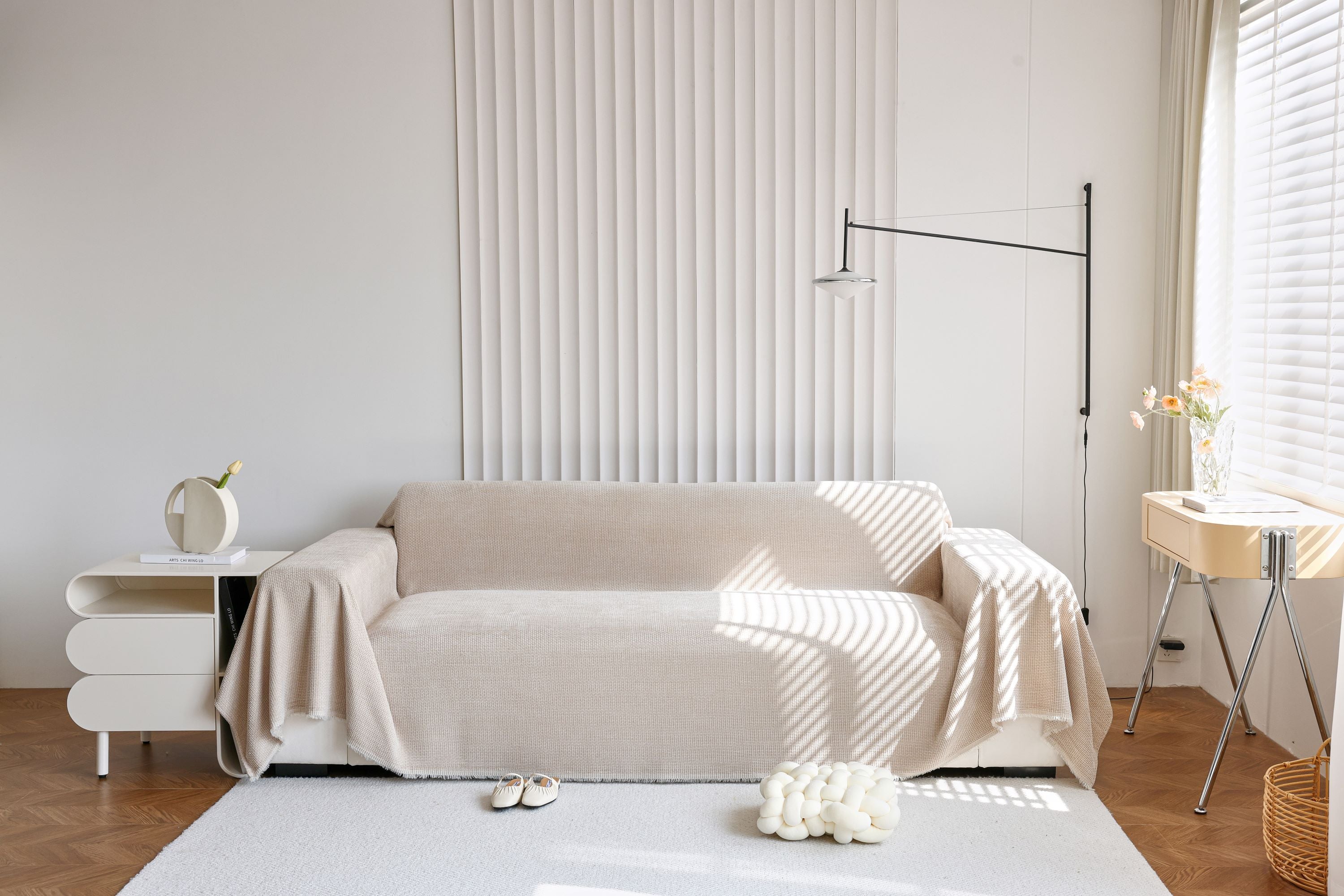 Sofa Throw - Coveri - Khaki