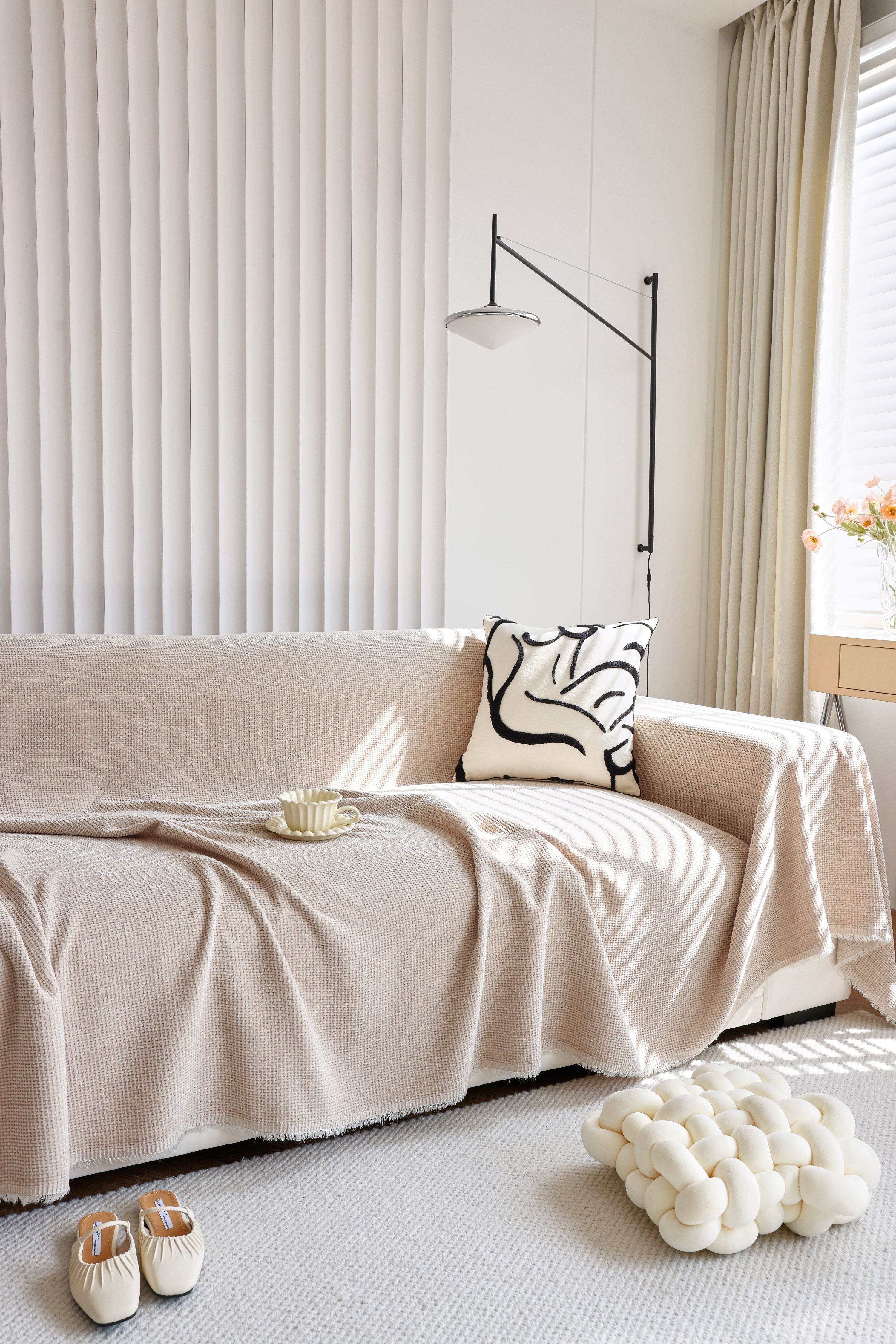 Sofa Throw - Coveri - Khaki
