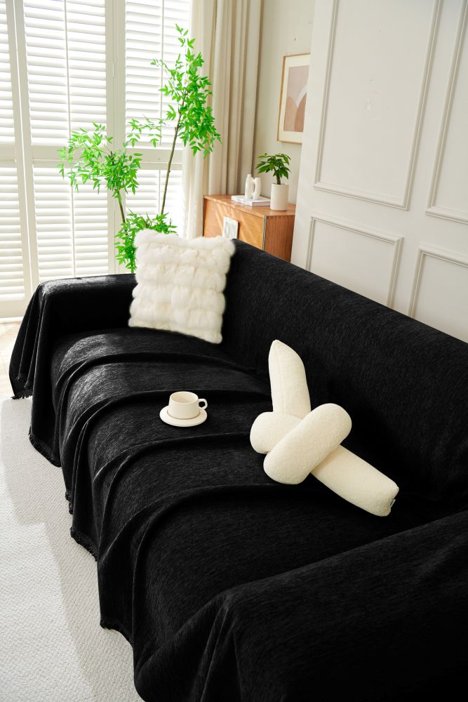 Sofa Throw - Elligate - Black