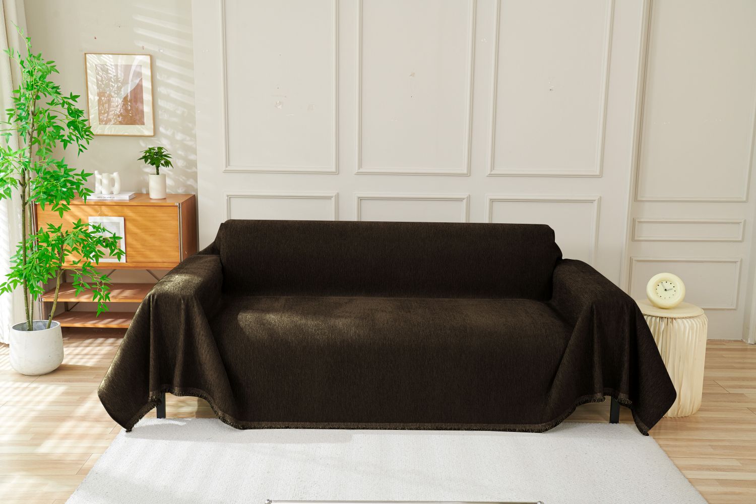 Sofa Throw - Elligate - Dark Choco