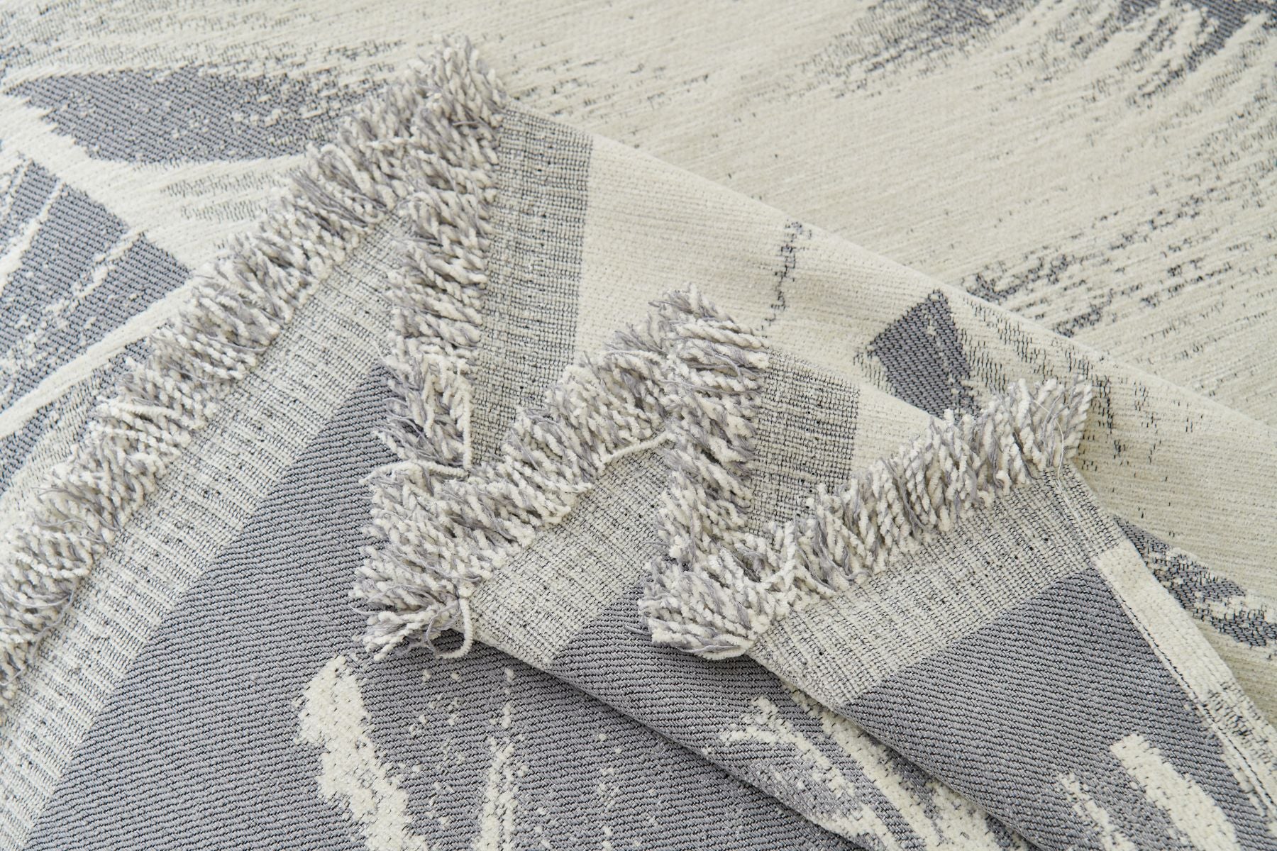 Sofa Throw - Yeluxe - Palm Gray