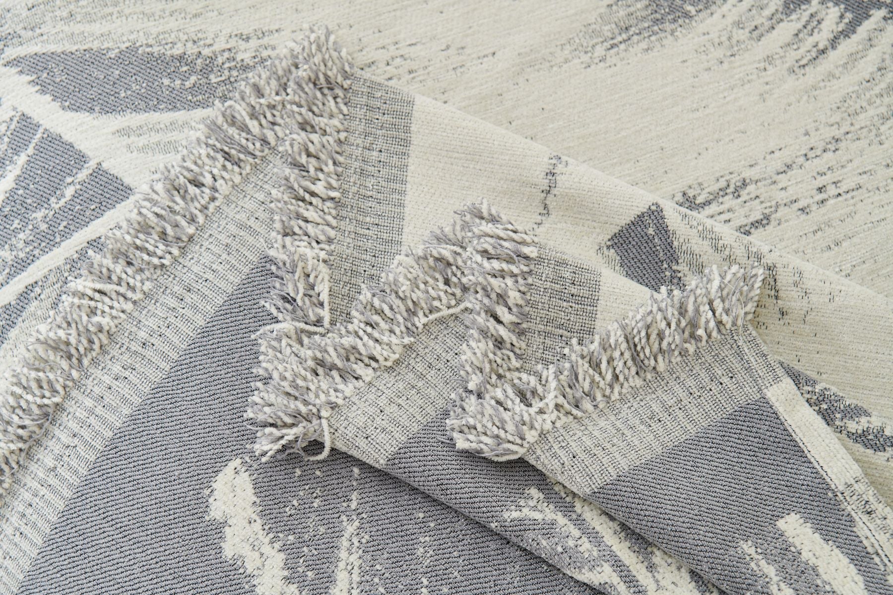 Sofa Throw - Yeluxe - Palm Gray