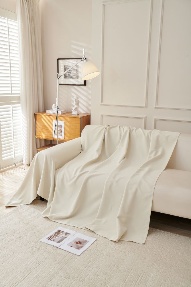 Sofa Throw - Norka - Eggshell