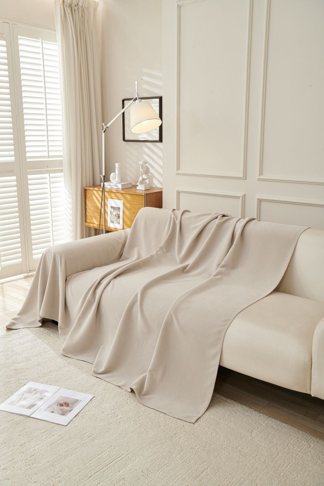 Sofa Throw - Norka - Moon Beige