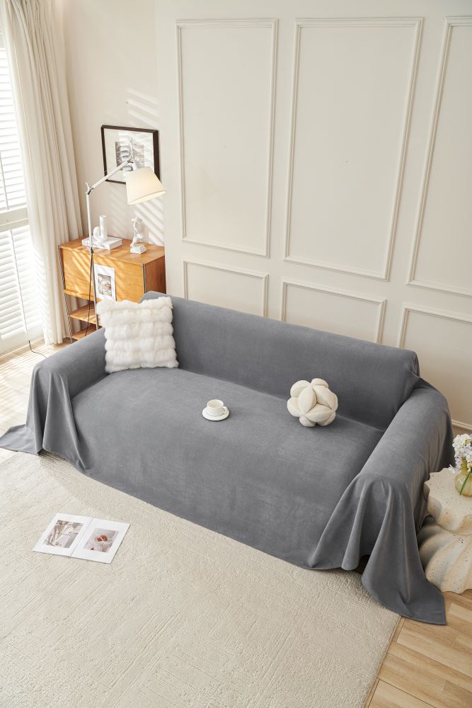 Sofa Throw - Norka - Shadow Grey