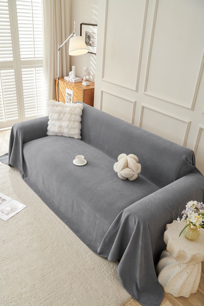 Sofa Throw - Norka - Shadow Grey