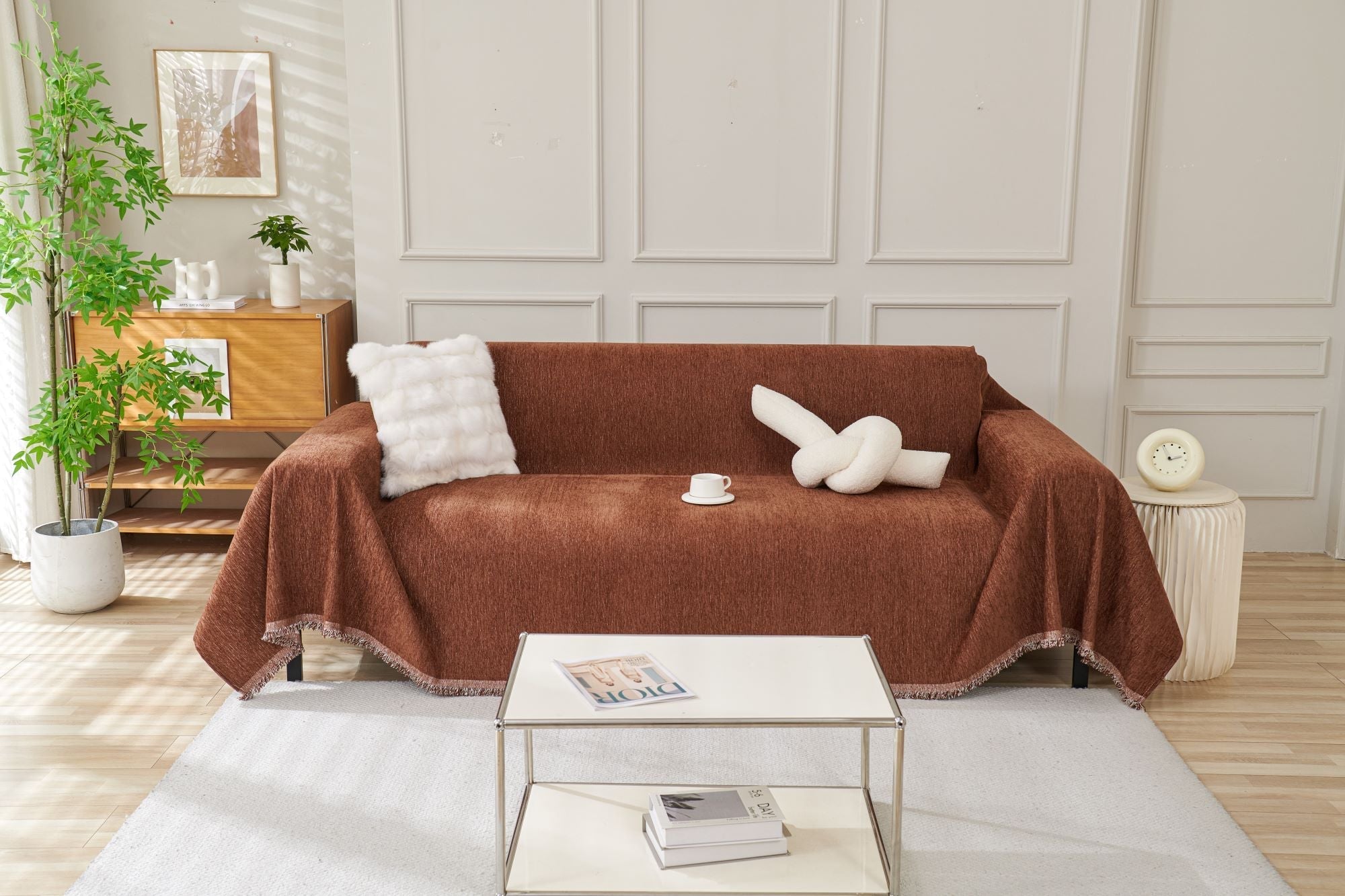 Sofa Throw - Elligate - Chocolate
