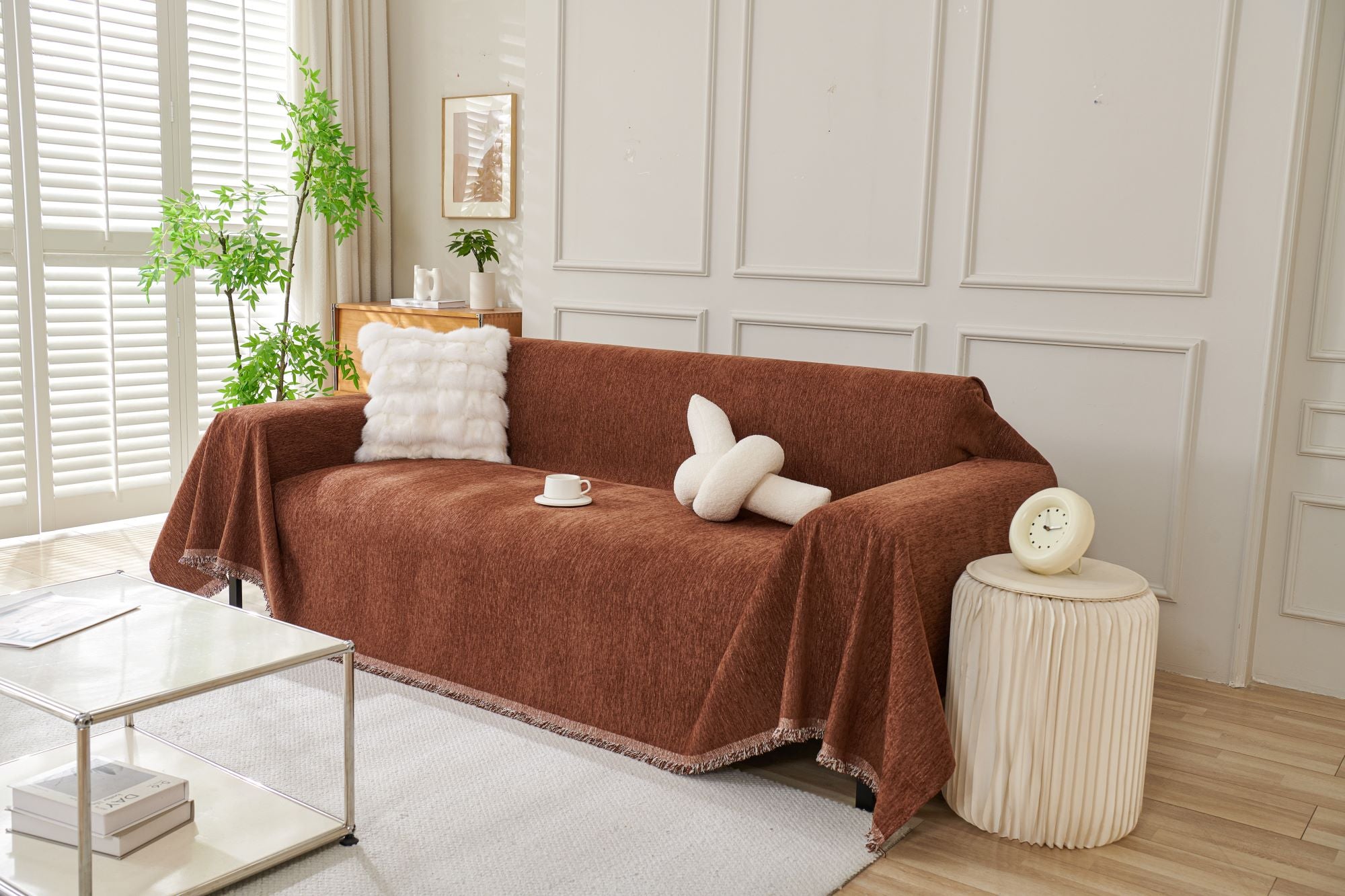 Sofa Throw - Elligate - Chocolate