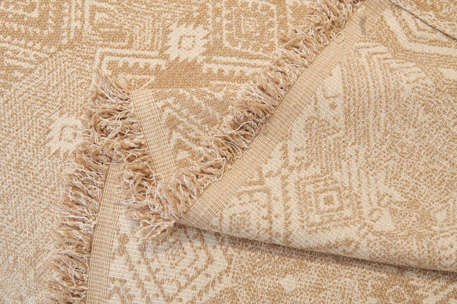 Sofa Throw - Melareve - Light Beige
