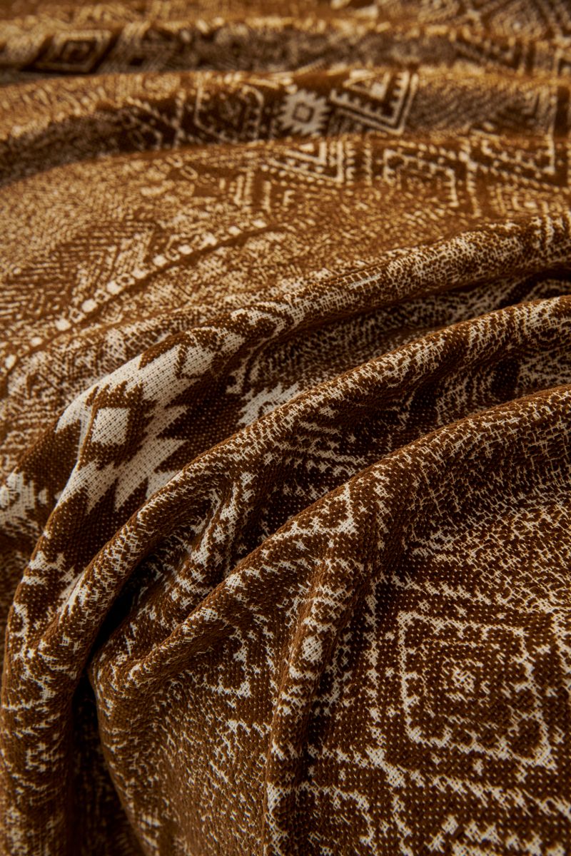 Sofa Throw - Melareve - Cocoa Brown