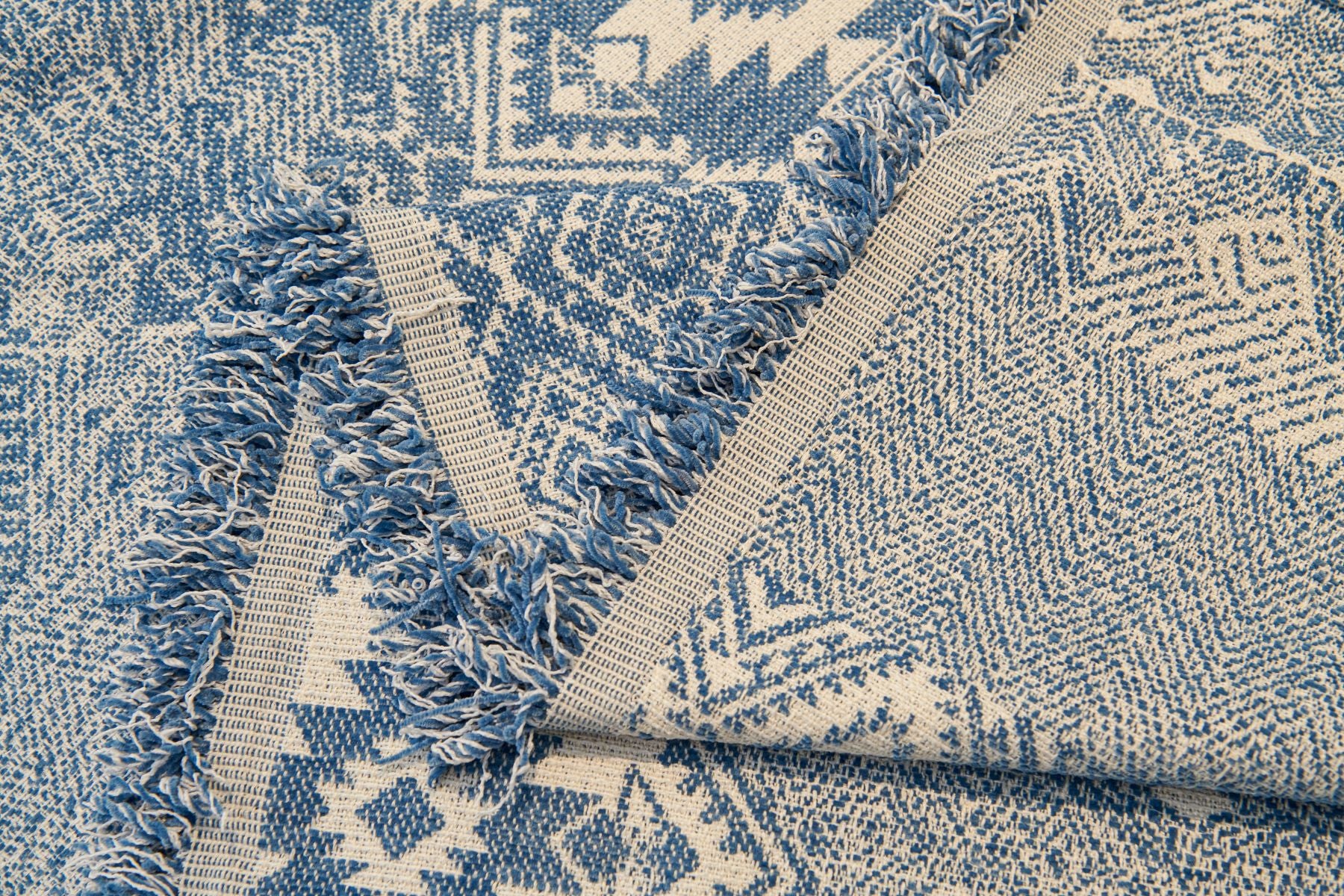 Sofa Throw - Melareve - Vintage Blue