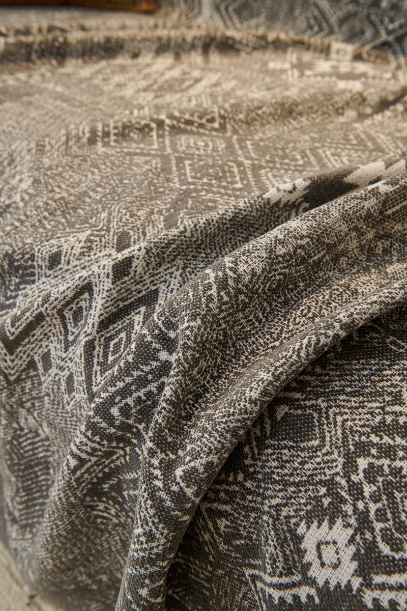 Sofa Throw - Melareve - Charcoal Grey