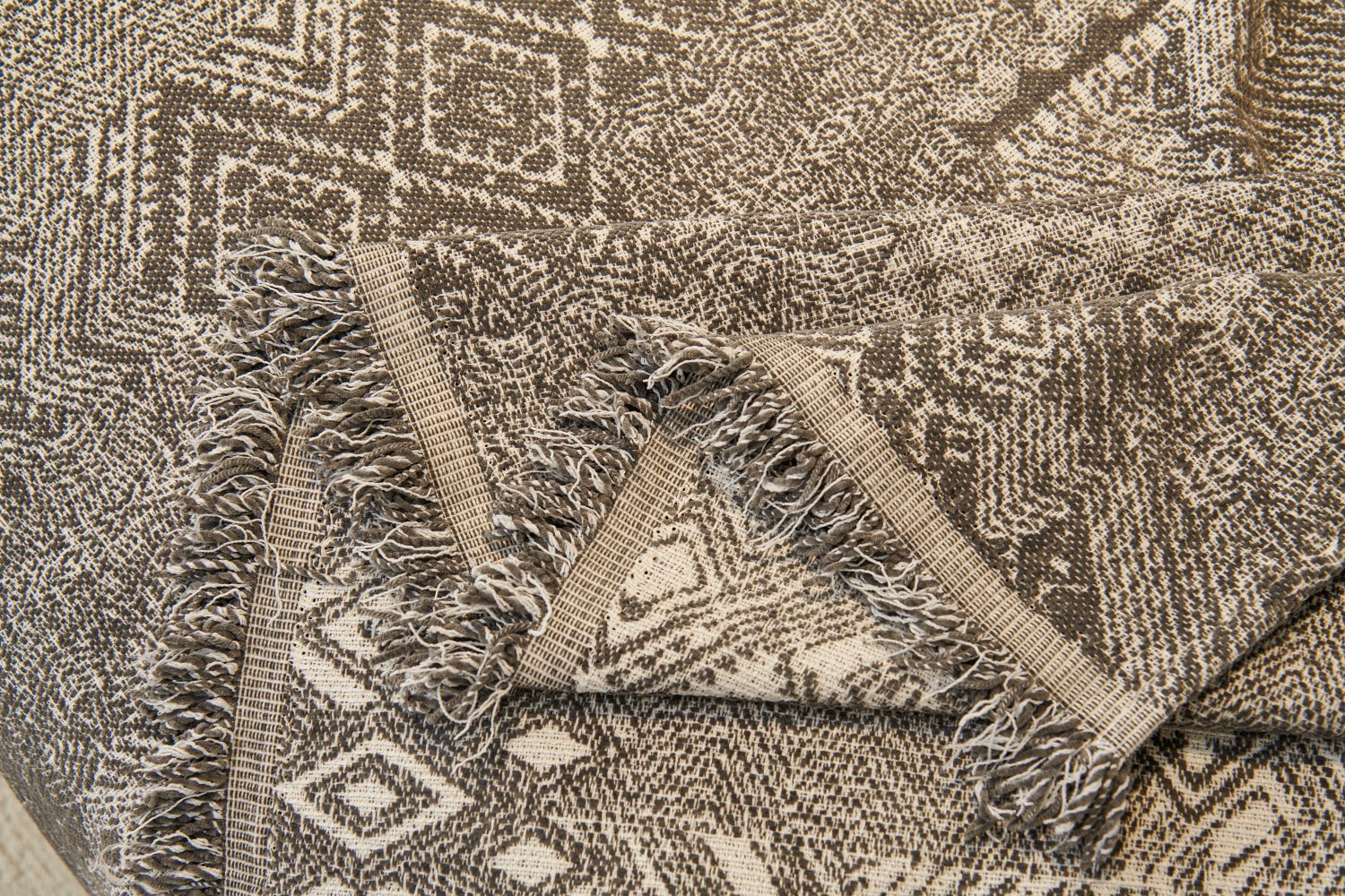 Sofa Throw - Melareve - Charcoal Grey