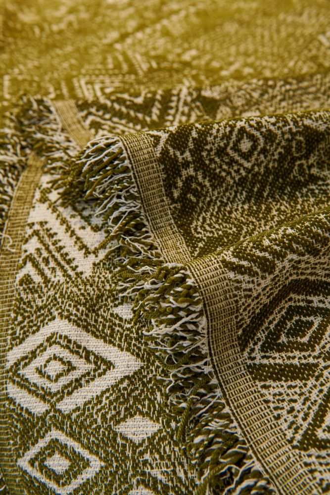 Sofa Throw - Melareve - Forest Green