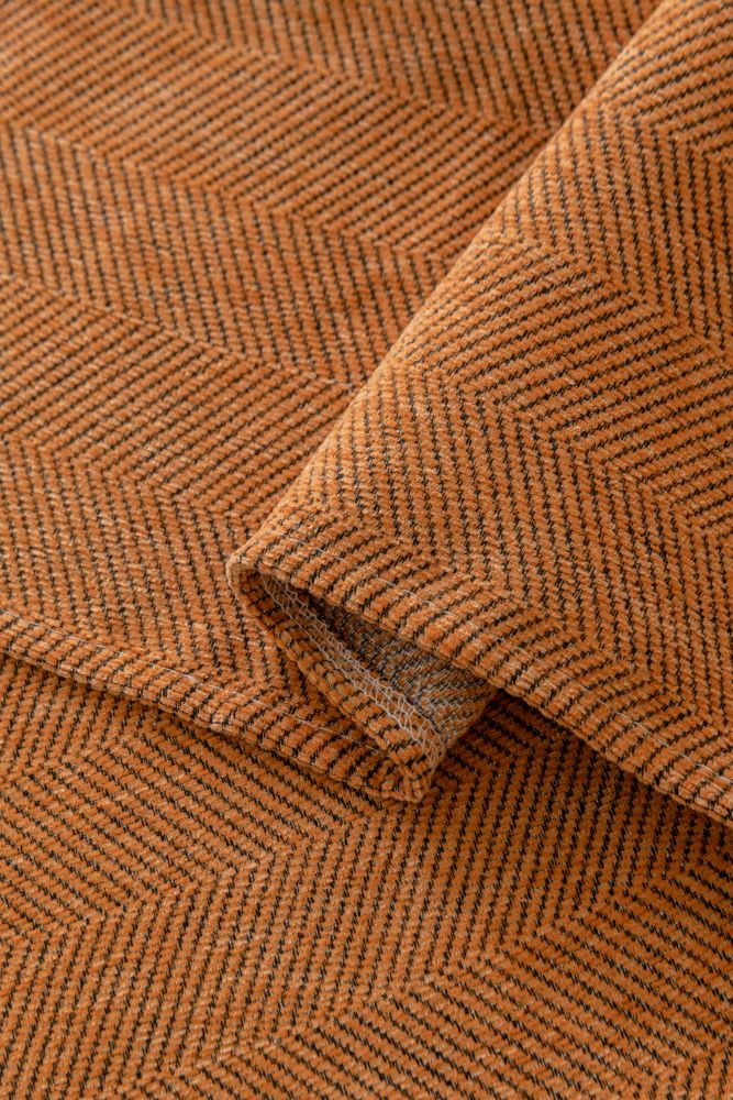 Sofa Throw - Herpome - Terracotta Orange