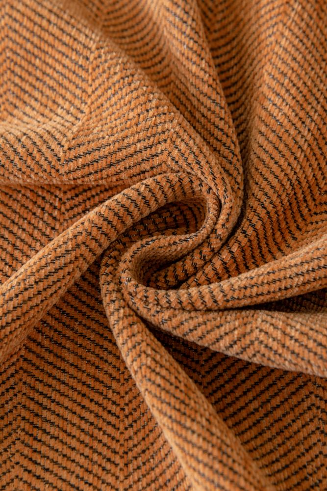 Sofa Throw - Herpome - Terracotta Orange