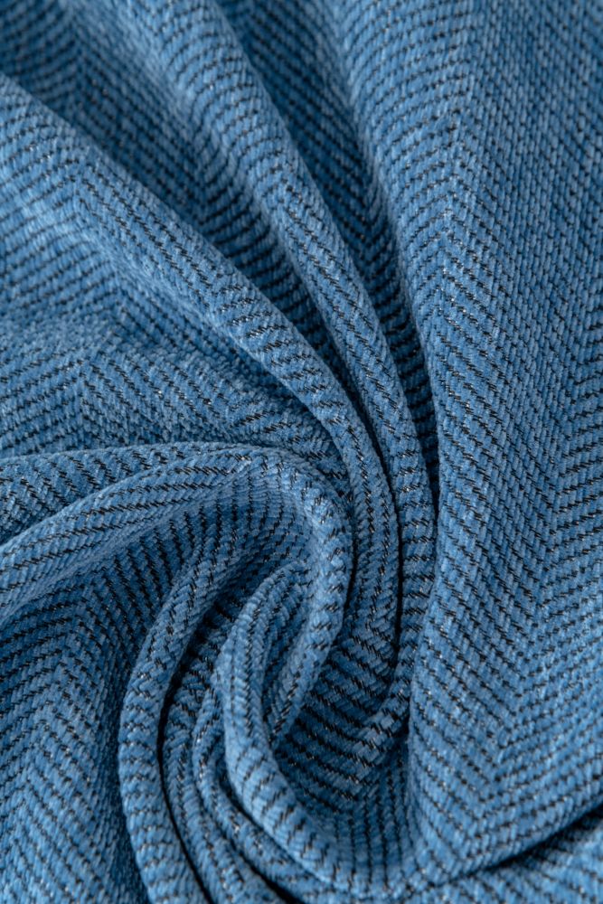 Sofa Throw - Herpome - Denim Blue