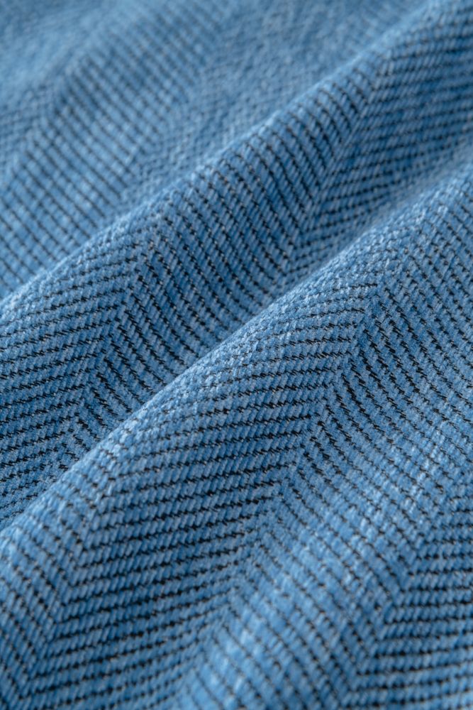 Sofa Throw - Herpome - Denim Blue