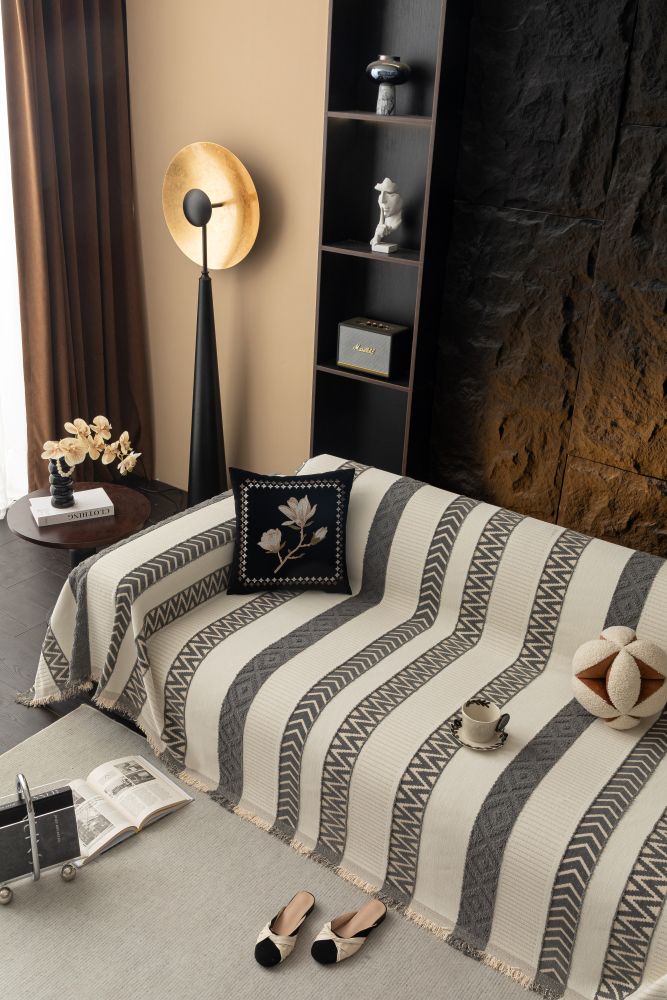 Sofa Throw - Klint - Charcoal Grey