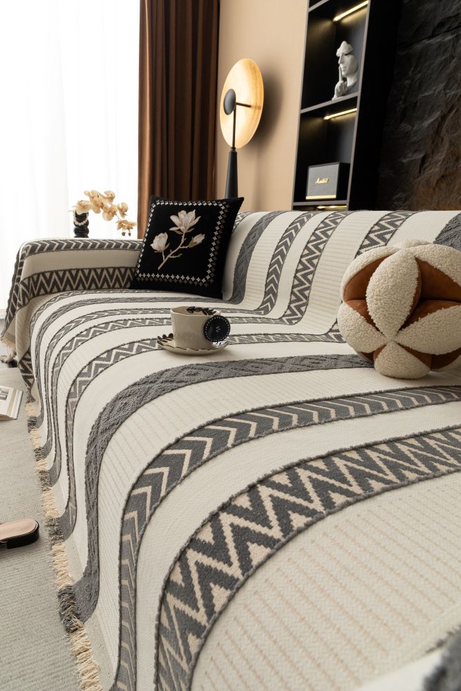 Sofa Throw - Klint - Charcoal Grey