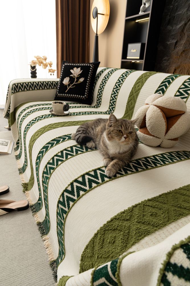Sofa Throw - Klint - Moss Green