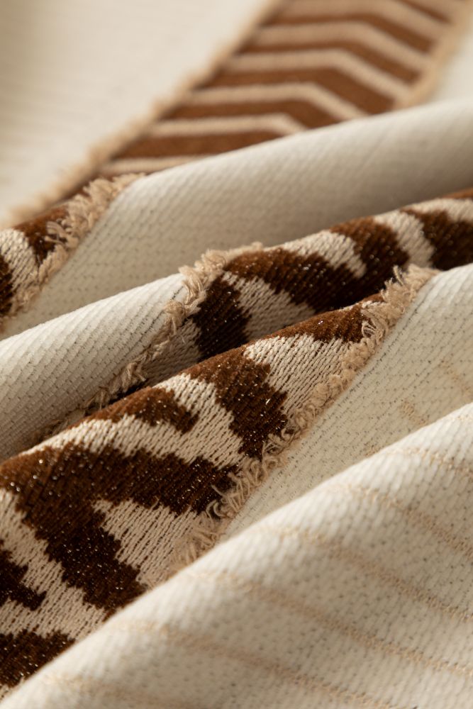 Sofa Throw - Klint - Chestnut Brown