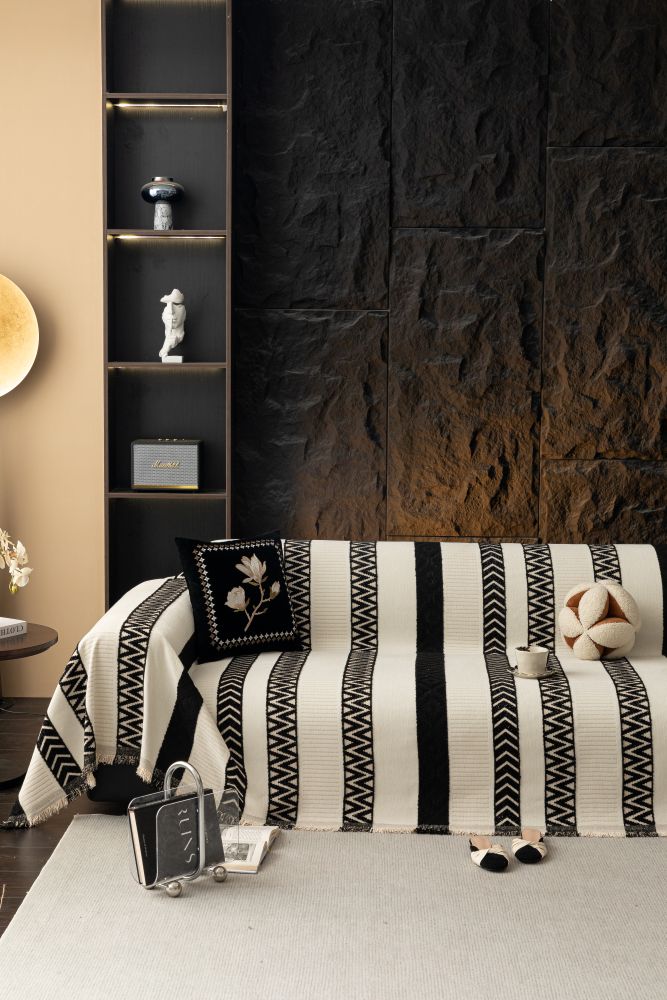 Sofa Throw - Klint - Jet Black
