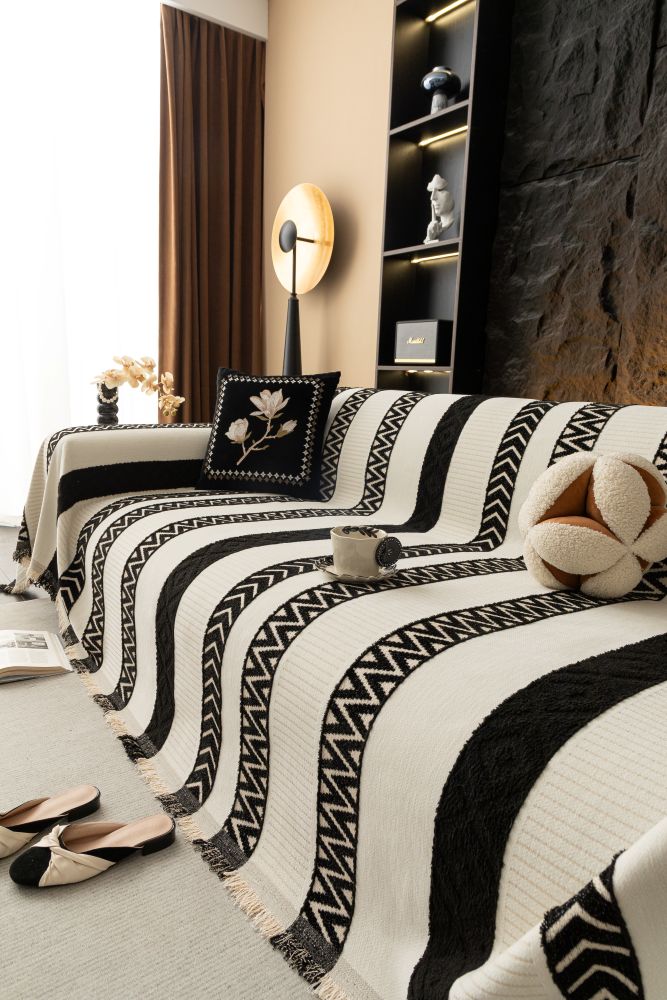 Sofa Throw - Klint - Jet Black
