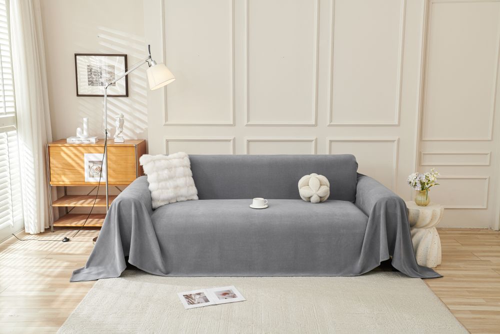 Sofa Throw - Norka - Shadow Grey