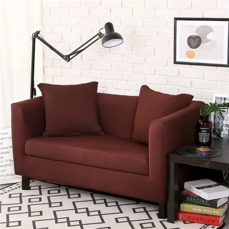 Sofa Cover - Choco caramel - Adaptable & Expandable - The sofa cover crafter