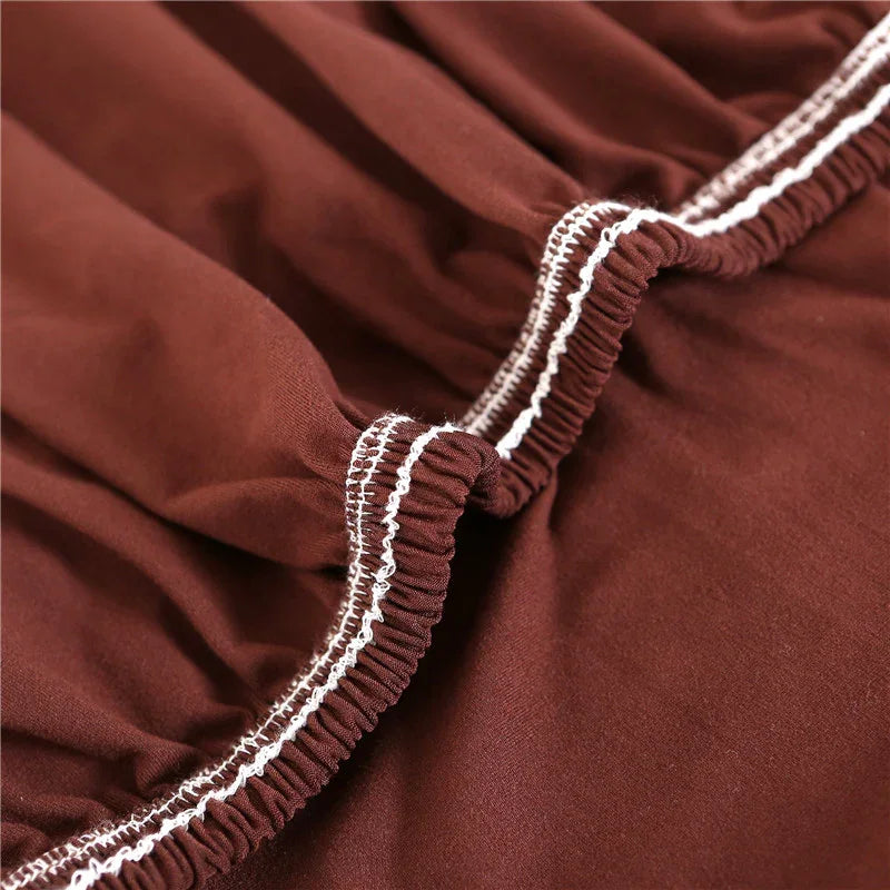 Sofa Cover - Choco caramel - Adaptable & Expandable - The sofa cover crafter