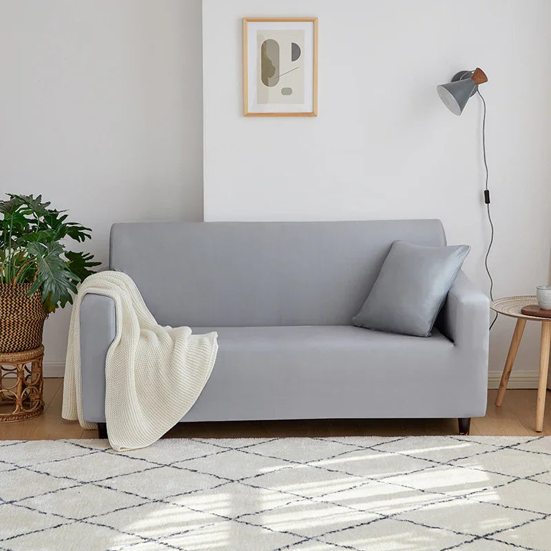 Sofa Cover - Dolphin gray - Adaptable & Expandable - The sofa cover crafter