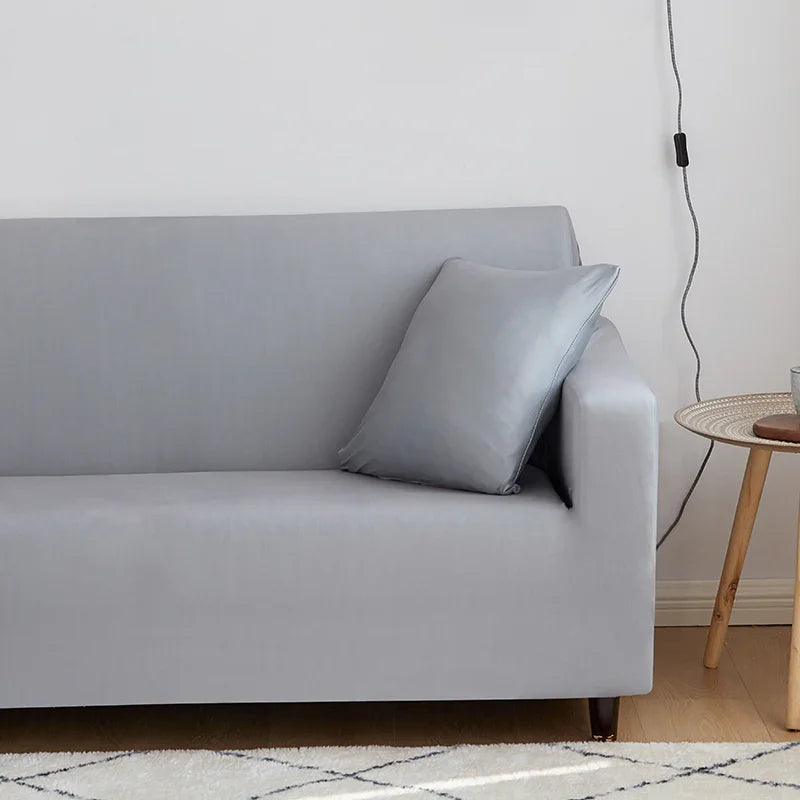 Sofa Cover - Dolphin gray - Adaptable & Expandable - The sofa cover crafter