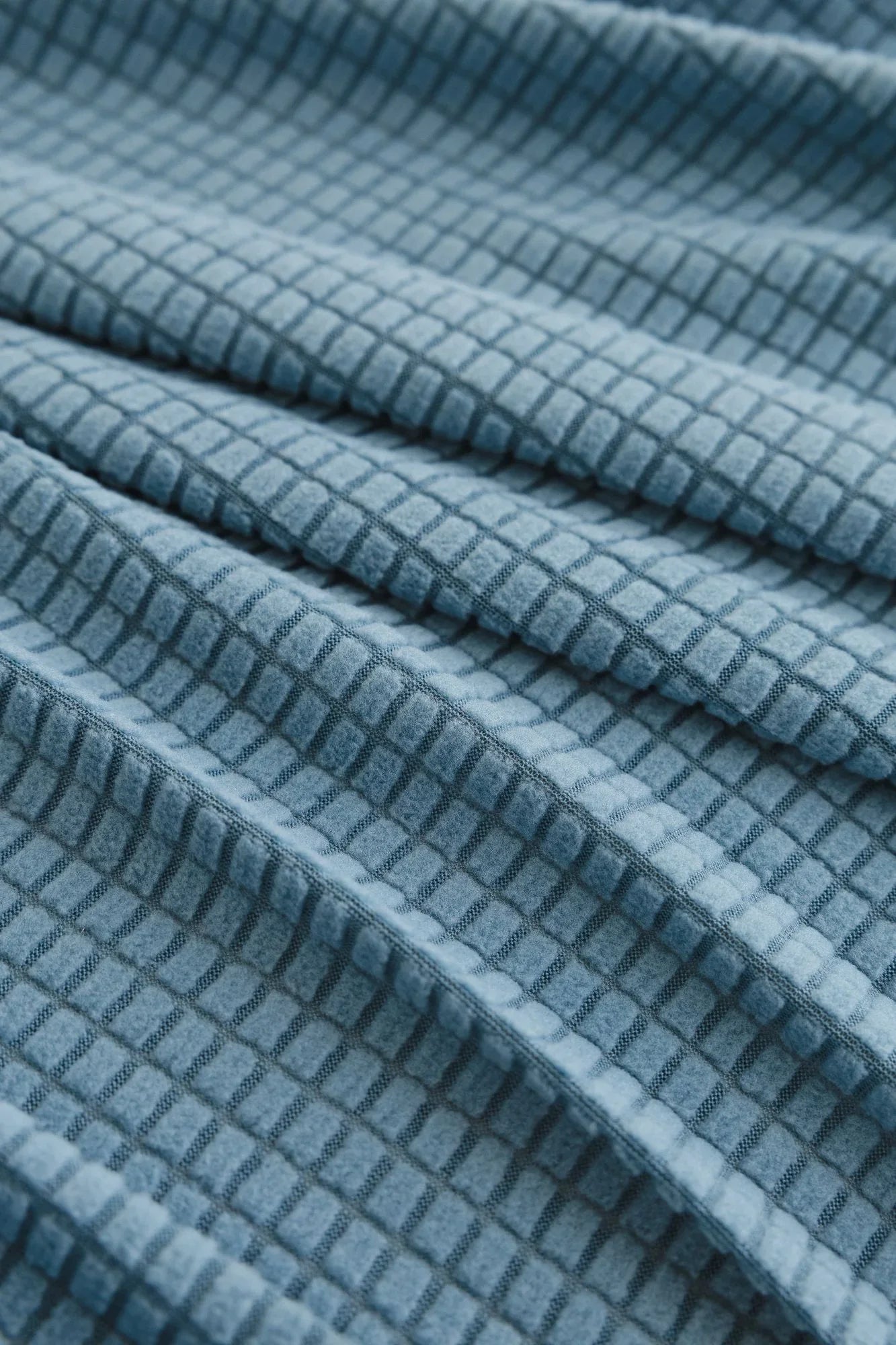 Sofa Cover - Narrow Jacquard - Sky Blue - Adaptable & Expandable - The sofa cover crafter